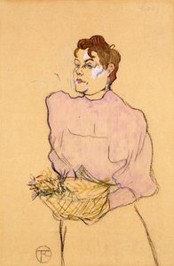 The Flower-Seller by Henri de Toulouse Lautrec