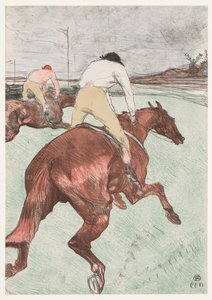 The Jockey by Henri de Toulouse Lautrec
