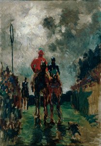 The Jockeys by Henri de Toulouse Lautrec