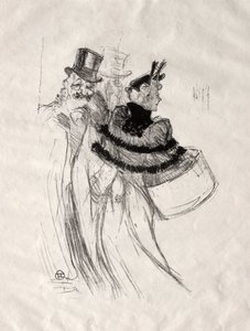 The Old Gentlemen by Henri de Toulouse Lautrec
