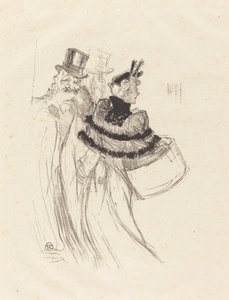 The Old Gentlemen by Henri de Toulouse Lautrec