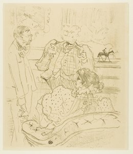 The Pledge by Henri de Toulouse Lautrec