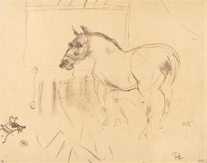 The Small Pony from Calmese by Henri de Toulouse Lautrec