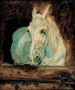 The White Horse "Gazelle", 1881 by Henri de Toulouse Lautrec