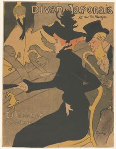 Woman and Man in the Audience at a Singing Performance (Divan Japonais)