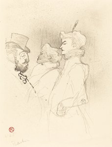 Why Not?...Once Is Not a Habit by Henri de Toulouse Lautrec