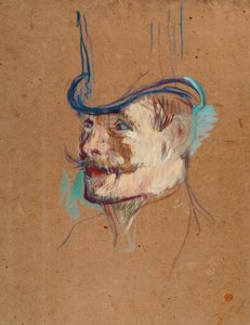 William Warrener at the Moulin Rouge by Henri de Toulouse Lautrec