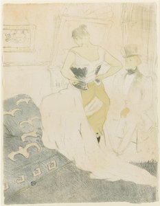 Woman Adjusting Her Corset, 1896 by Henri de Toulouse Lautrec