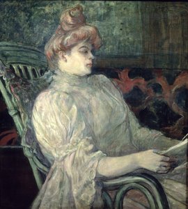 Woman Reading by Henri de Toulouse Lautrec