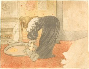 Woman at the Tub by Henri de Toulouse Lautrec
