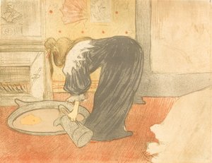 Woman at the Tub by Henri de Toulouse Lautrec