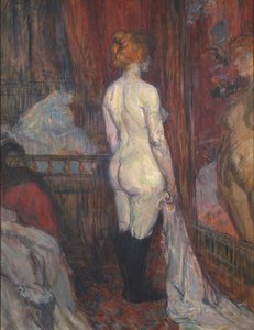 Woman before a Mirror by Henri de Toulouse Lautrec