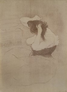 Woman Combing Her Hair (from 