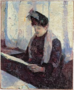 Woman in Cafe by Henri de Toulouse Lautrec