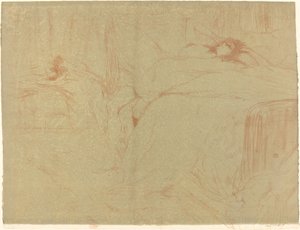 Woman on Her Back by Henri de Toulouse Lautrec