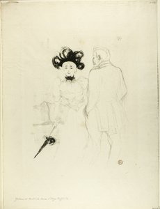 Yahne and Antoine, in The Difficult Age by Henri de Toulouse Lautrec