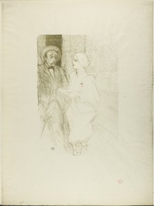 Yahne and Mayer, in The Difficult Age by Henri de Toulouse Lautrec