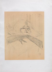 Yvette Guilbert-English Series: Linger Longer Loo, 1898 by Henri de Toulouse Lautrec
