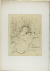Yvette Guilbert—Dans la Glu by Henri de Toulouse Lautrec
