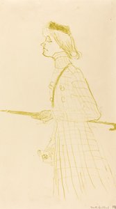 Yvette Guilbert by Henri de Toulouse Lautrec