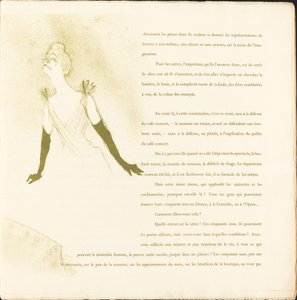 Yvette Guilbert by Henri de Toulouse Lautrec