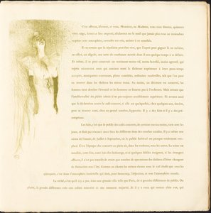 Yvette Guilbert by Henri de Toulouse Lautrec
