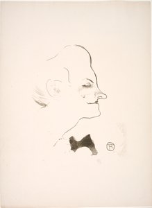 Yvette Guilbert by Henri de Toulouse Lautrec