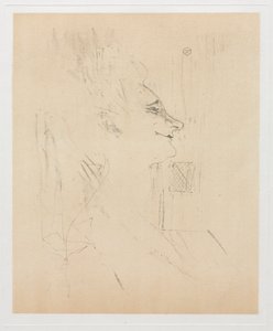 Yvette Guilbert Intoxicated by Henri de Toulouse Lautrec