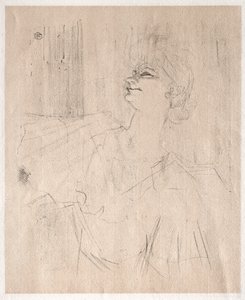 Yvette Guilbert: à Ménilmontant, de Bruant by Henri de Toulouse Lautrec