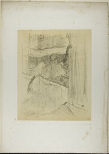 Yvette Guilbert Taking a Bow, from Yvette Guilbert by Henri de Toulouse Lautrec