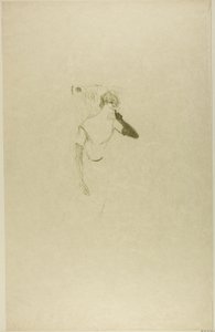 Yvette Guilbert, in Colombine to Pierrot by Henri de Toulouse Lautrec