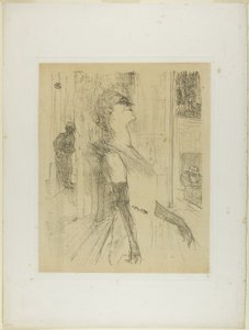 Yvette Guilbert on the Stage, from Yvette Guilbert by Henri de Toulouse Lautrec