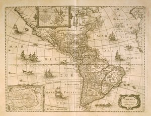 Map of the Americas