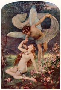 Zephyrus Wooing Flora by Henrietta Rae