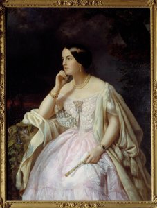 Portrait of Miss Harriet Howard (Elizabeth Ann Haryett, Mistress of Napoleon III) by Henriette Jacott Cappellaere