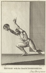 Rechab with the Head of Ish-bosheth (engraving)