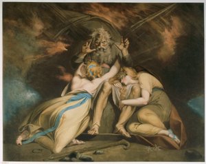 Painting of The Death of Oediphus by Henry  Fuseli