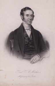 Henry Cotton Mather, English Christian missionary in India by Henry (after) Room