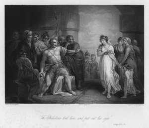 Samson and Delilah, Judges XVI, 21