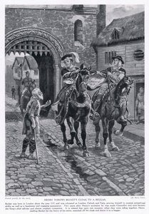 Henry throws Becket