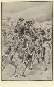 Revolt of the Pennsylvania Line by Henry Alexander (after) Ogden