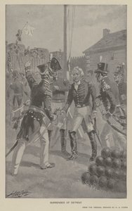 Surrender of Detroit by Henry Alexander (after) Ogden