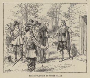 The settlement of Rhode Island by Henry Alexander (after) Ogden