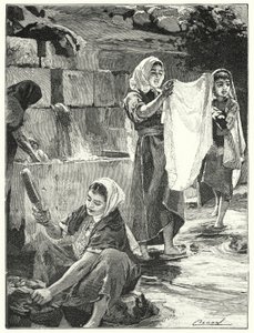 Fountain at Lifta in Samaria by Henry Andrew Harper