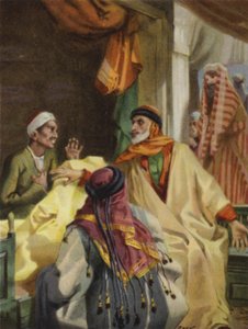 In the bazaars at Damascus by Henry Andrew Harper