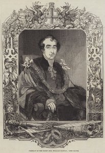 Portrait of the Right Honourable William Magnay, Lord Mayor by Henry Anelay