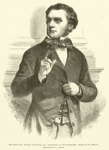 The Right Honourable William Gladstone, MP, Chancellor of the Exchequer by Henry Anelay