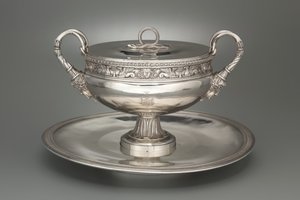 Covered Tureen with Tray by Henry Auguste