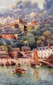 The Harbour, Clovelly by Henry B. (after) Wimbush