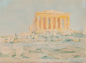 The Parthenon, West Facade by Henry Bacon